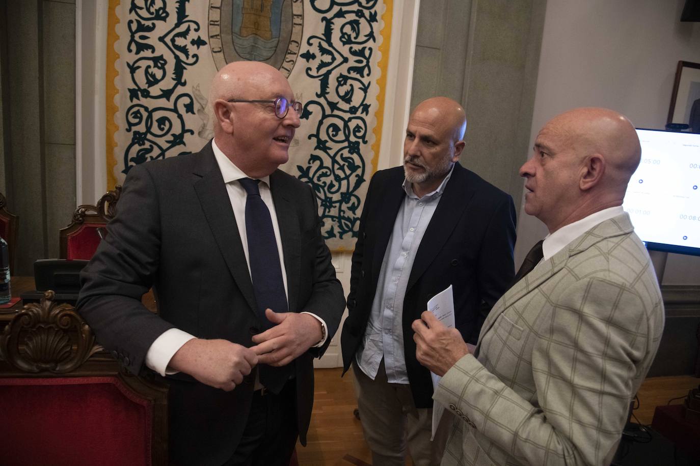 El Pleno Municipal del Ayuntamiento de Cartagena, en imágenes