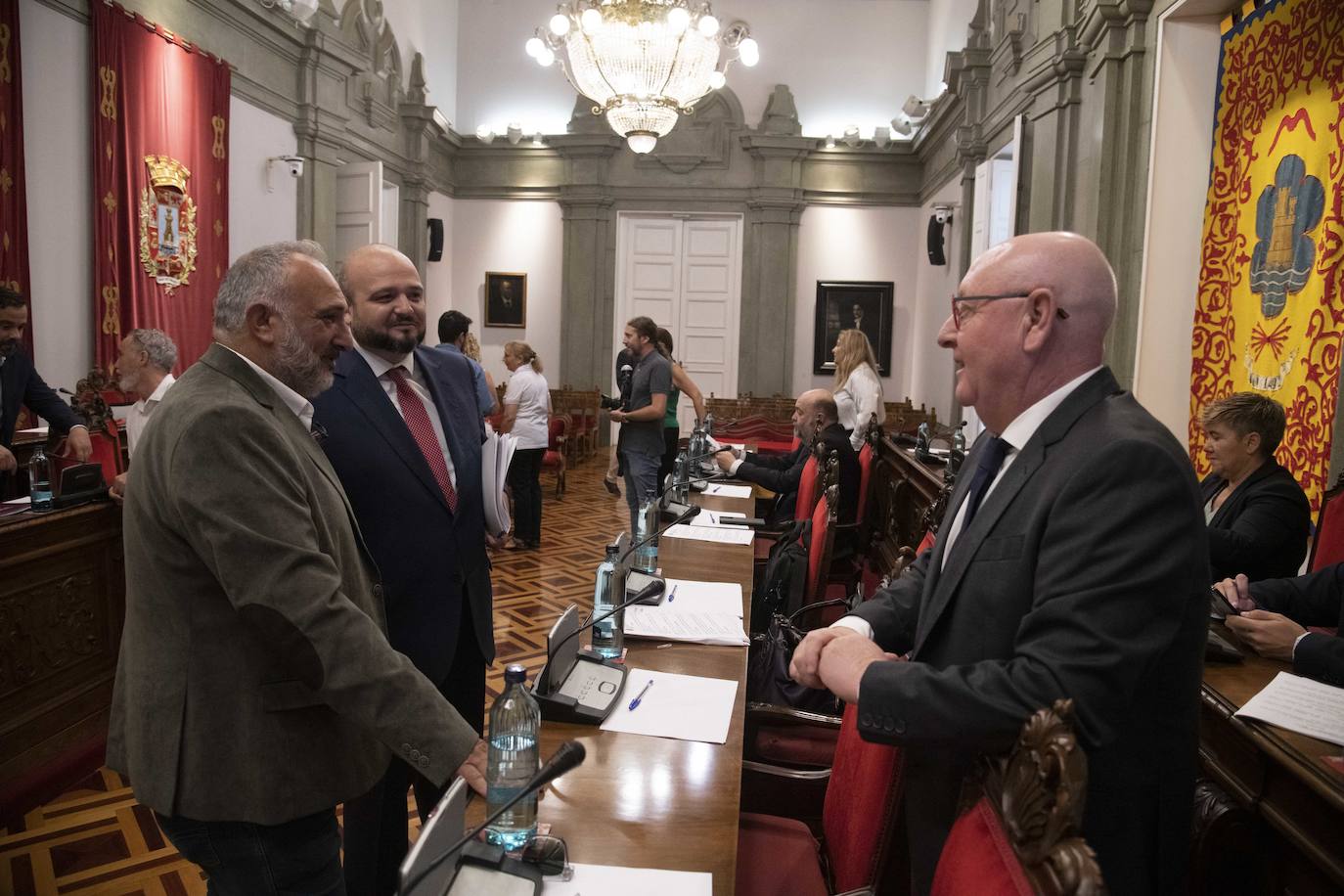 El Pleno Municipal del Ayuntamiento de Cartagena, en imágenes