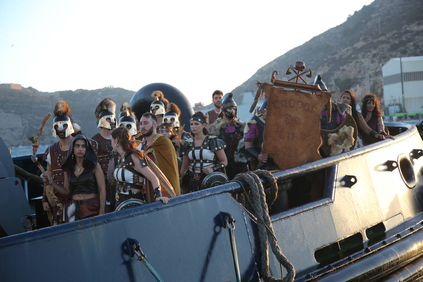 Las imágenes del Desembarco y la Contratación de Mercenarios de Carthagineses y Romanos