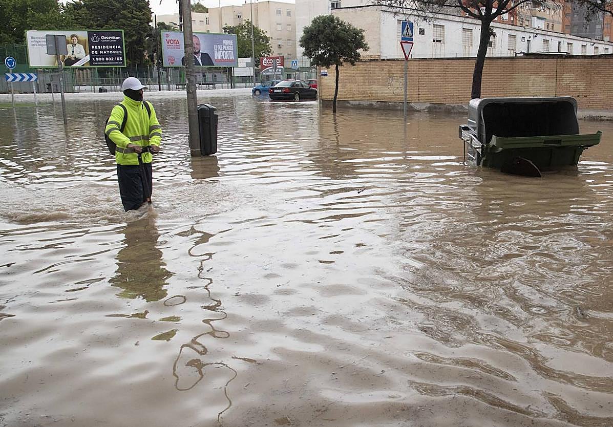 Inundaciones en Cartagena en una imagen de archivo.