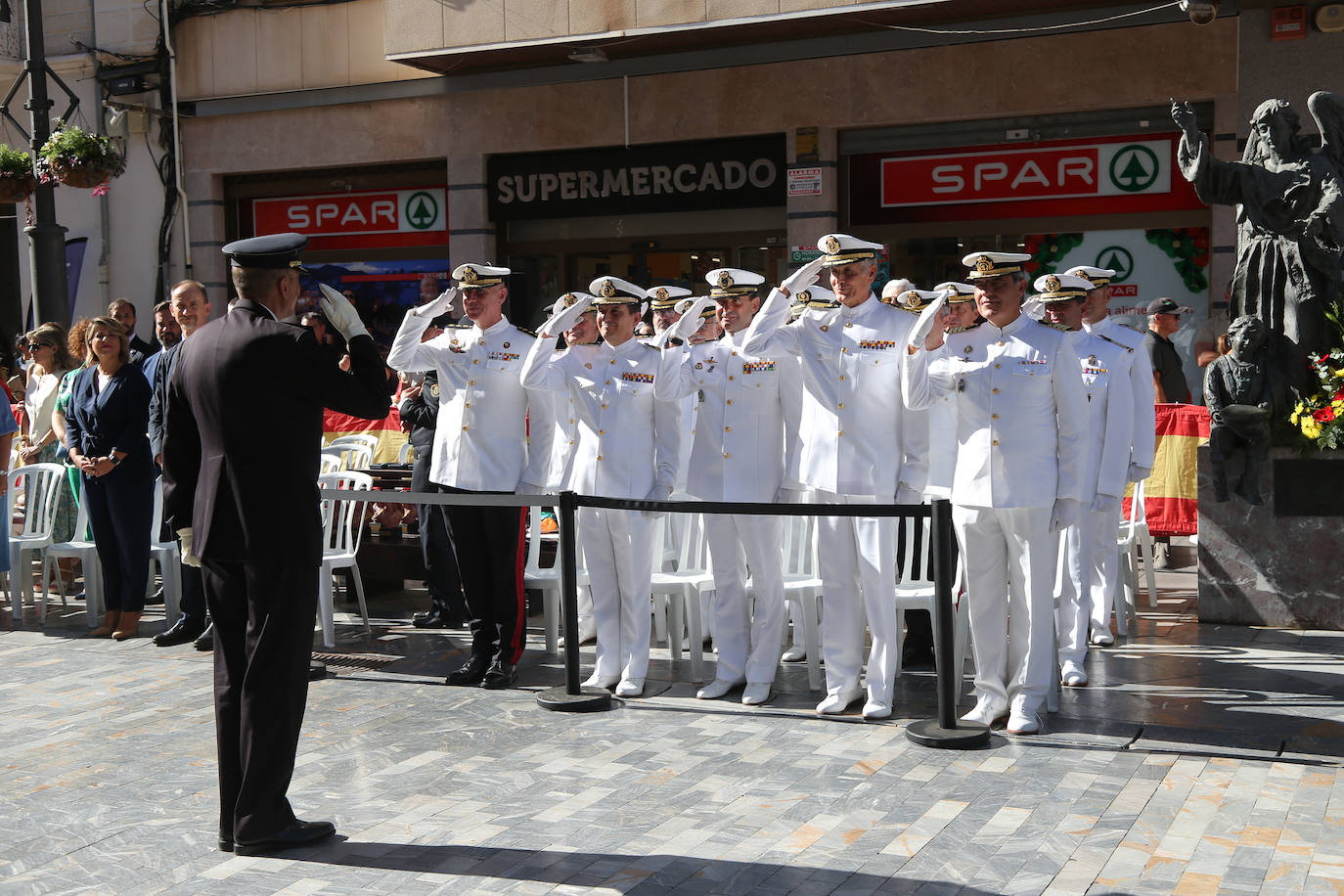 Acto del patrón de la Policía Nacional en Cartagena, en imágenes