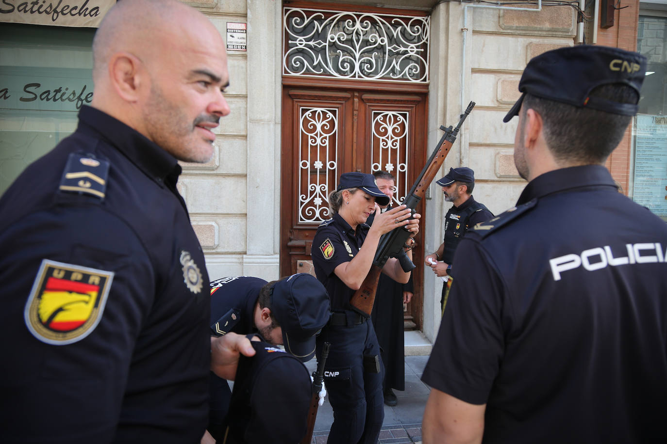 Acto del patrón de la Policía Nacional en Cartagena, en imágenes