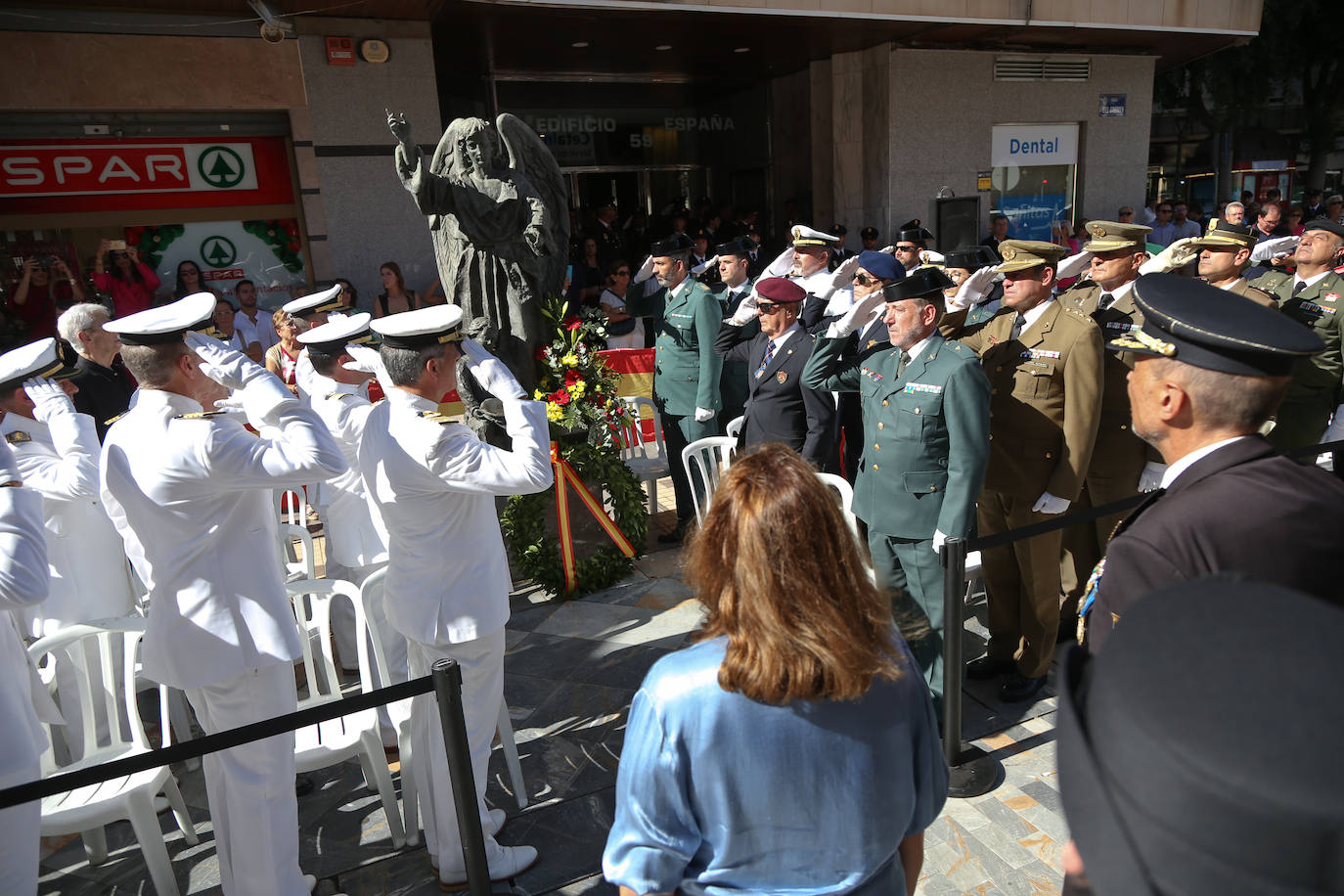 Acto del patrón de la Policía Nacional en Cartagena, en imágenes
