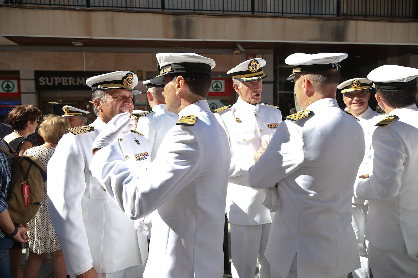 Acto del patrón de la Policía Nacional en Cartagena, en imágenes