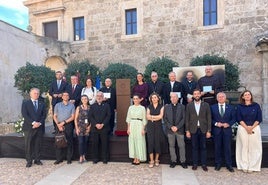 Representantes de las cinco ciudades jubilares junto a colaboradores del I Congreso Internacional.