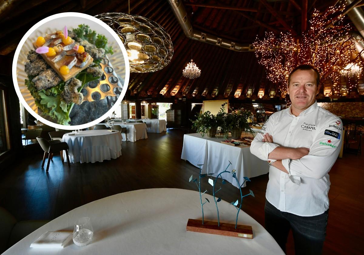 El chef Pablo González, en el salón principal de Cabaña Buenavista.