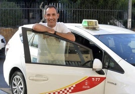 Fabio García, presidente de Radio Taxi Murcia.