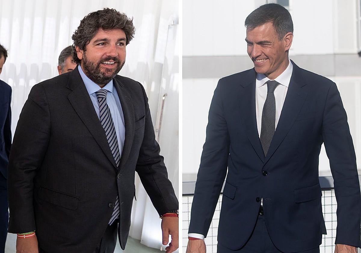 Fernando López Miras. Pedro Sánchez