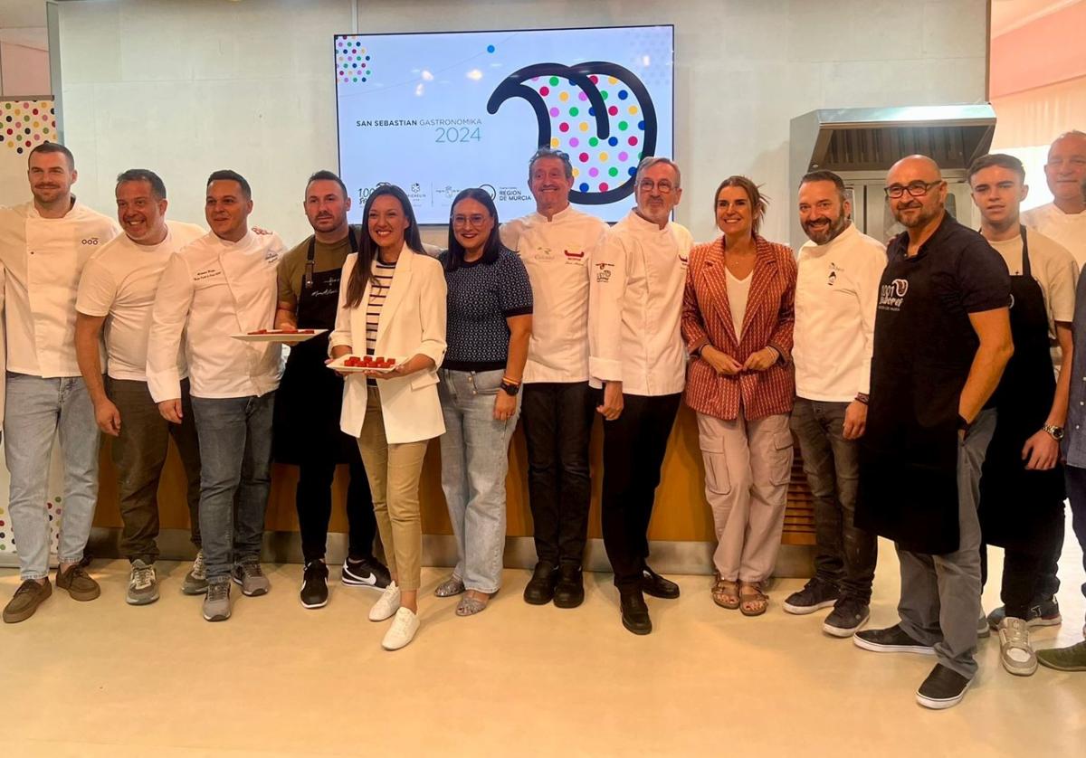 La presentación de la Región de Murcia en San Sebastian Gastronomika.