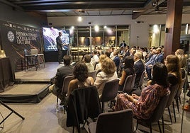 El rector de la UPCT, Mathieu Kessler, durante la apertura de la gala en Espacio Alviento.