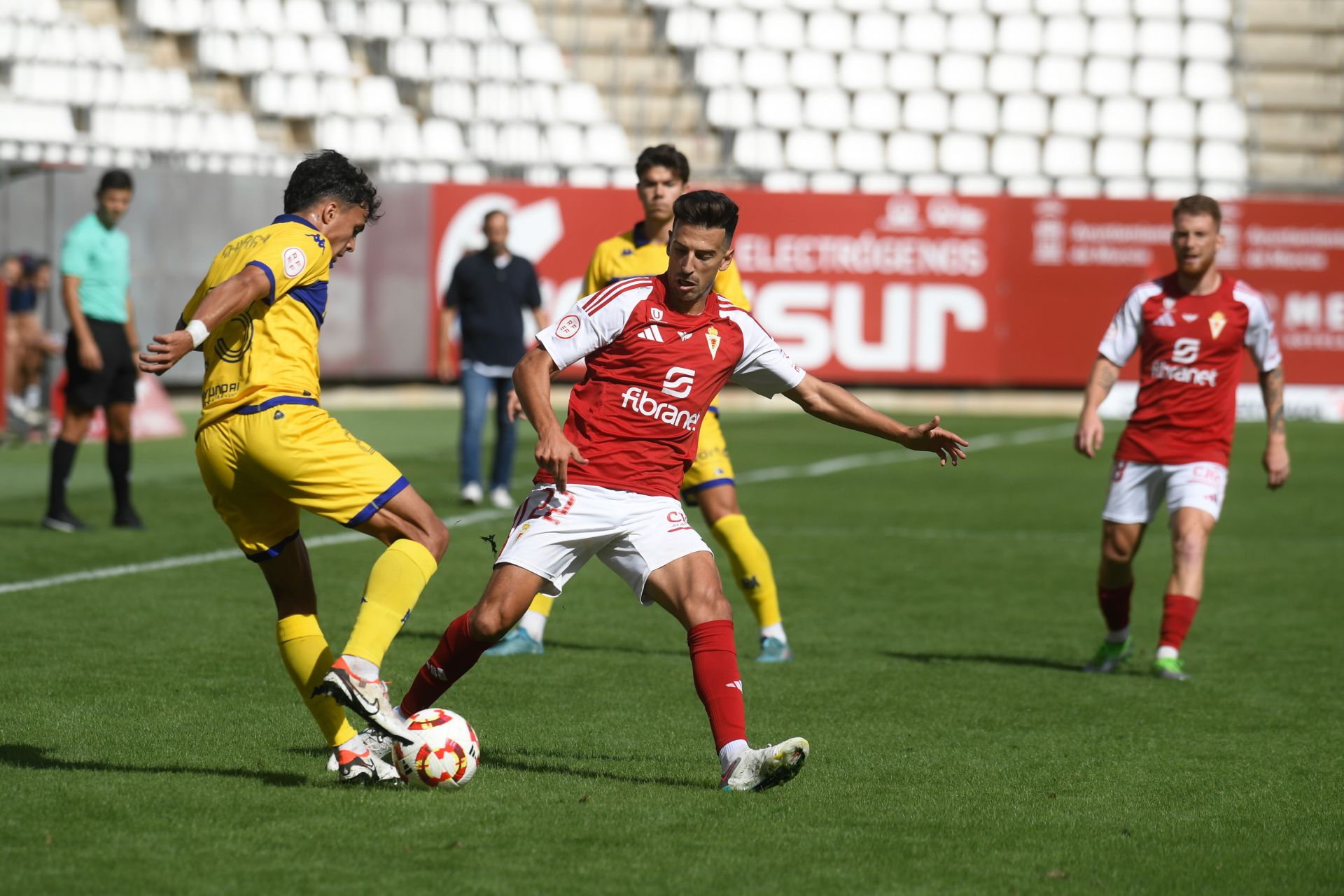 Las imágenes del partido entre el Real Murcia y el Alcorcón