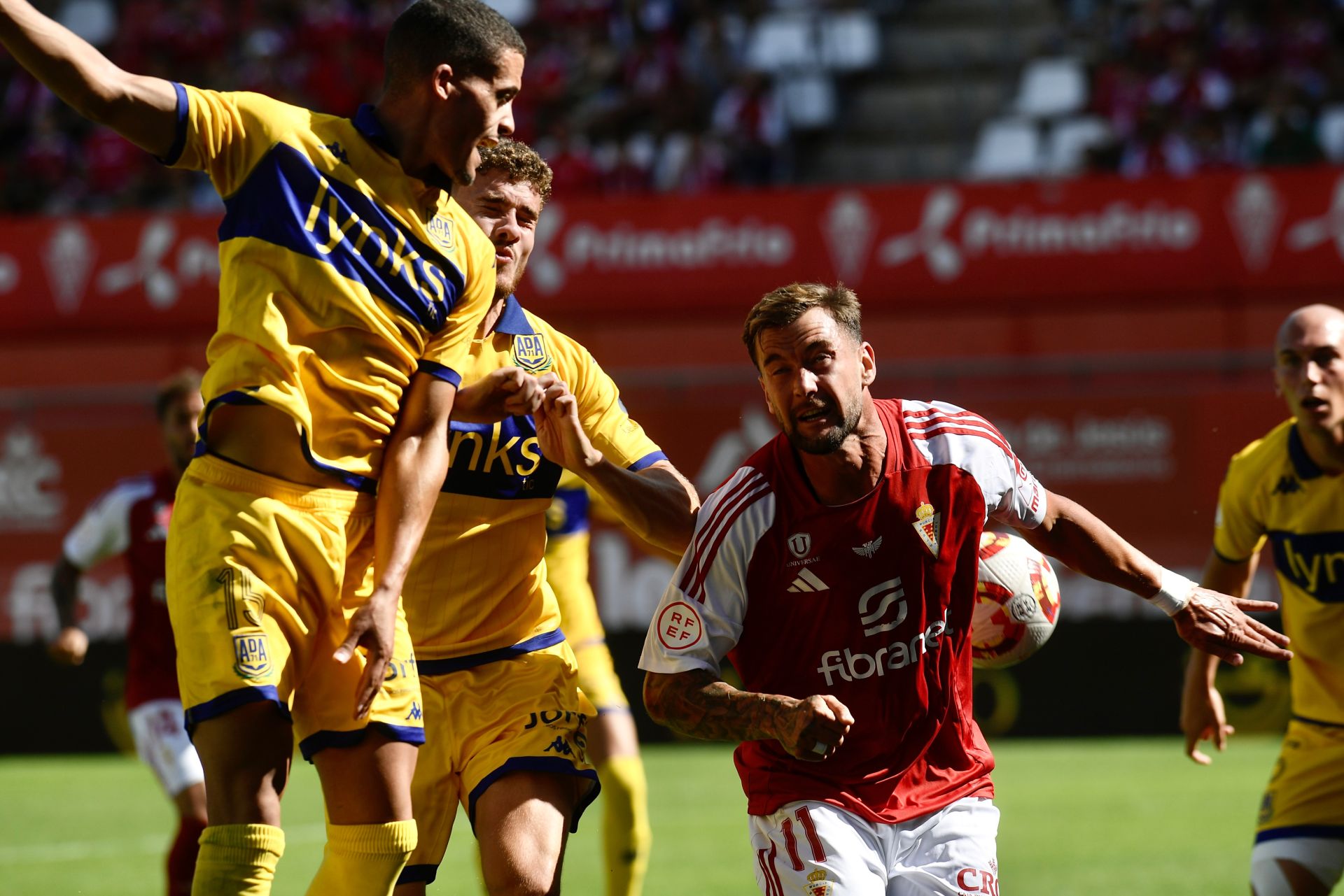 Las imágenes del partido entre el Real Murcia y el Alcorcón