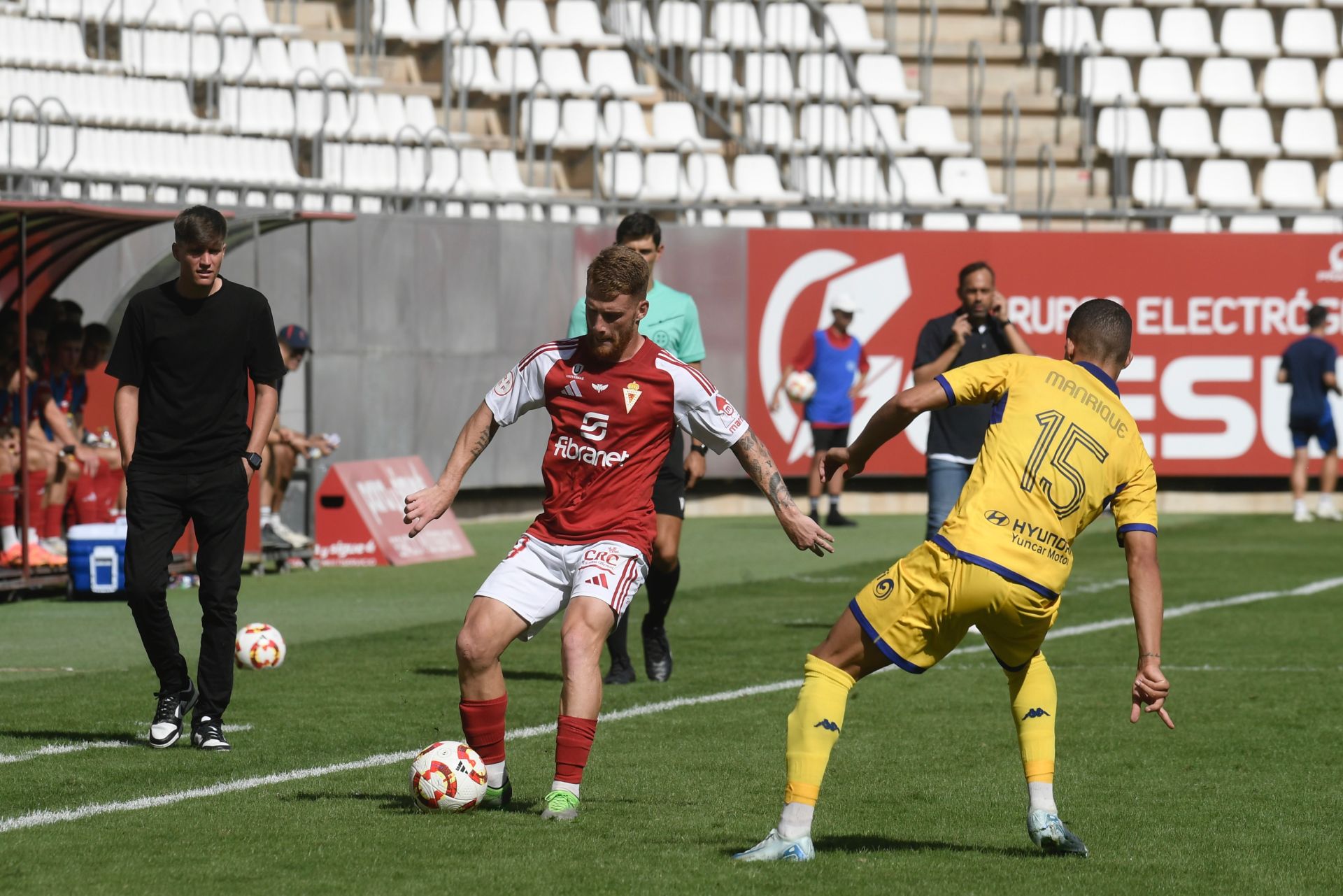 Las imágenes del partido entre el Real Murcia y el Alcorcón