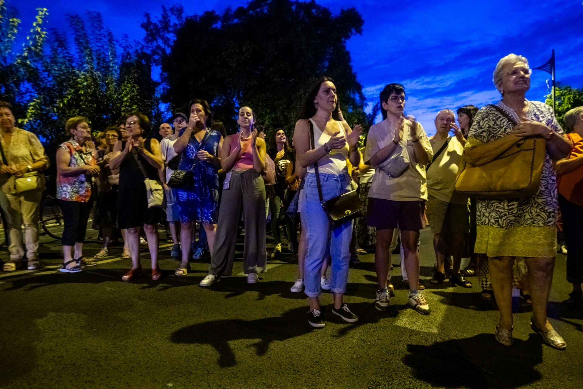 Las imágenes de la protesta ante el Palacio de Justicia de Murcia