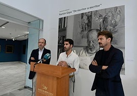 Miguel Torres, Rafael Fuster y Diego Avilés presentaron ayer el programa del Museo Ramón Gaya de Murcia.
