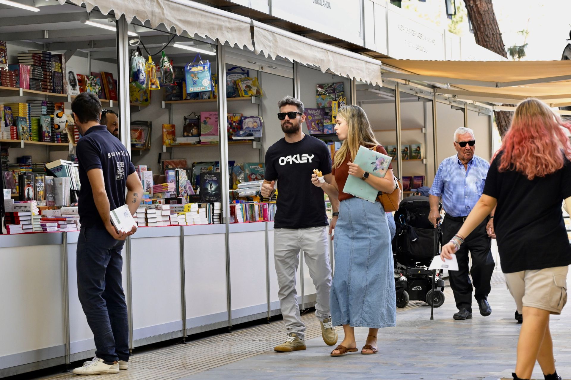 La jornada del 8 de octubre de la Feria del Libro de Murcia, en imágenes