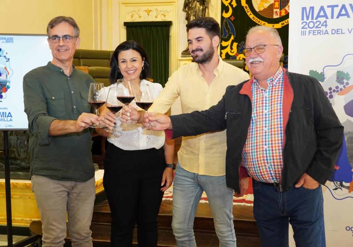 Silvano García, Asun Navarro, Antonio Pérez y Juan Manuel Coloma.