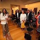 La consejera Carmen Conesa en la primera reunión de la Alianza por el Turismo.