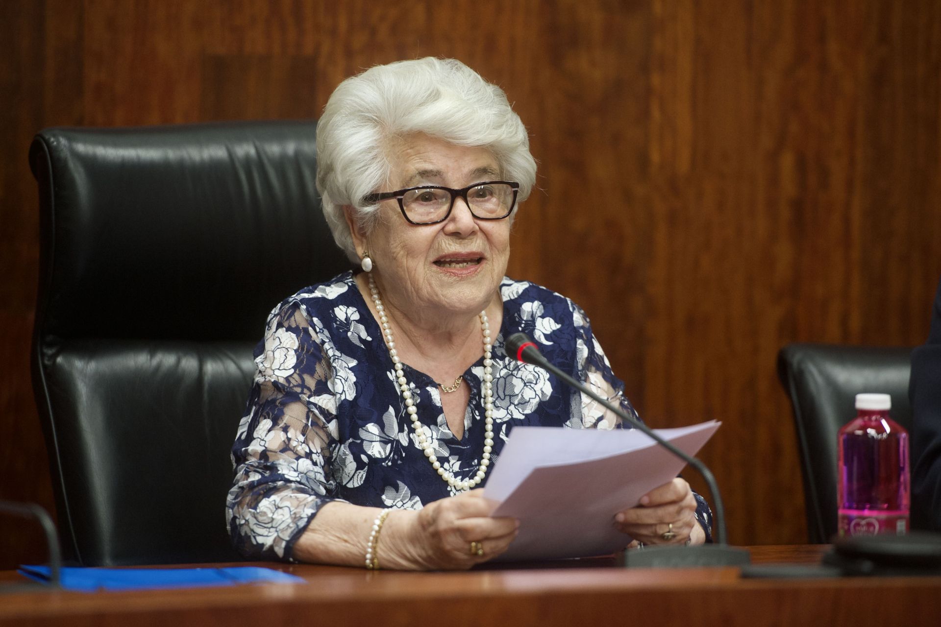 María Teresa Cervantes lee el pregón de la Feria del Libro en 2021