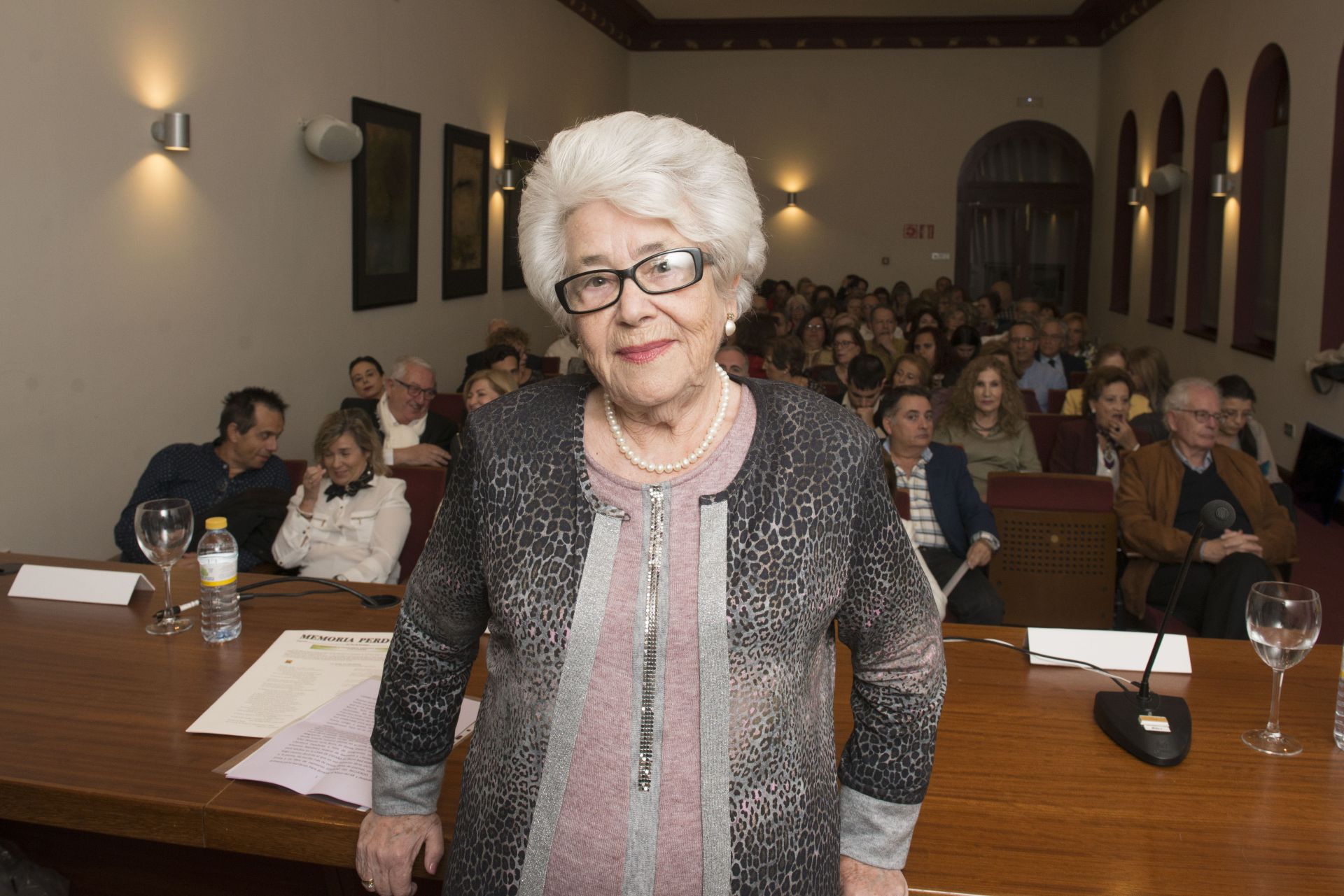 Homenaje a María Teresa Cervantes en el Casino de Murcia en el año 2019