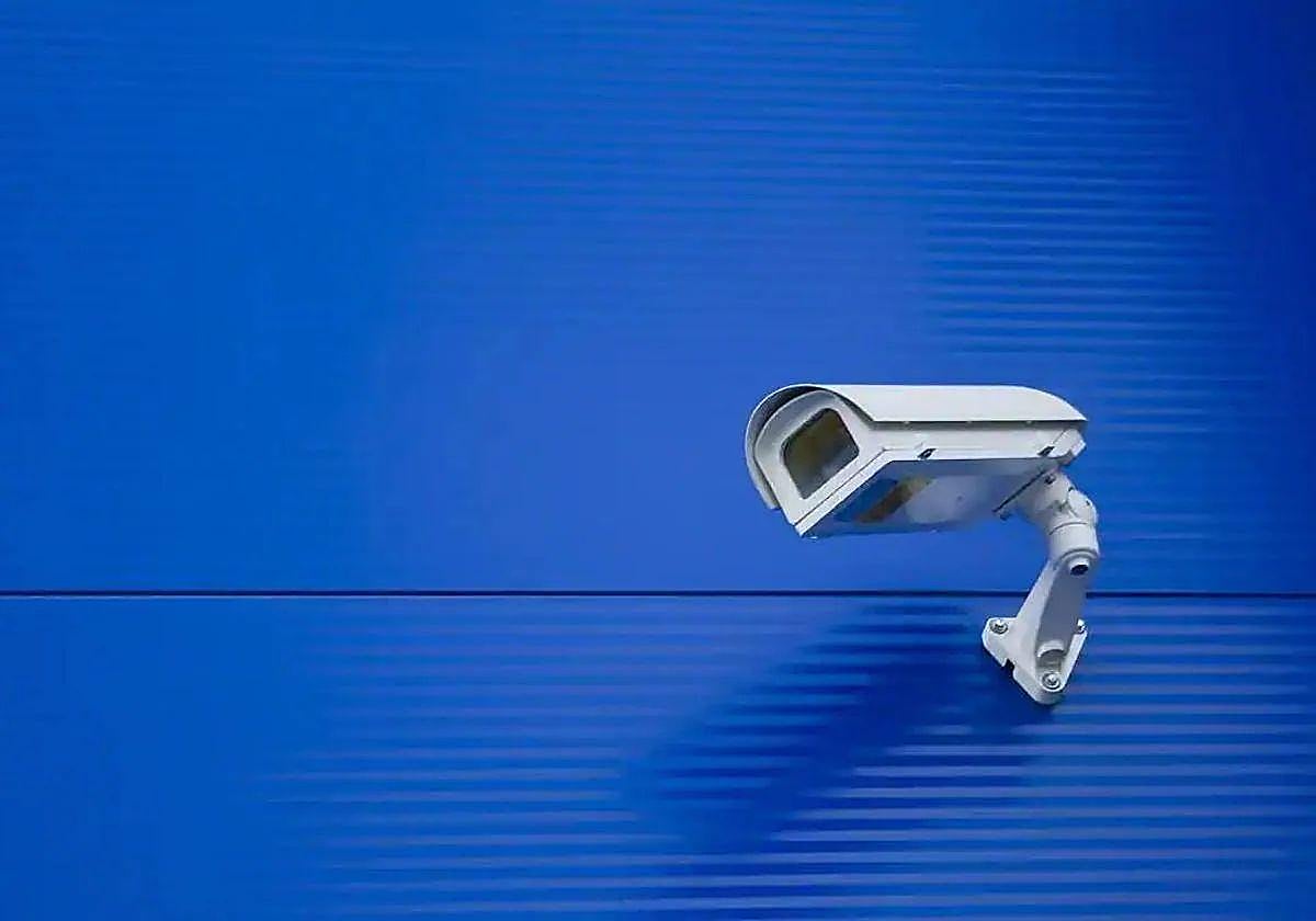 Cámara de videovigilancia.