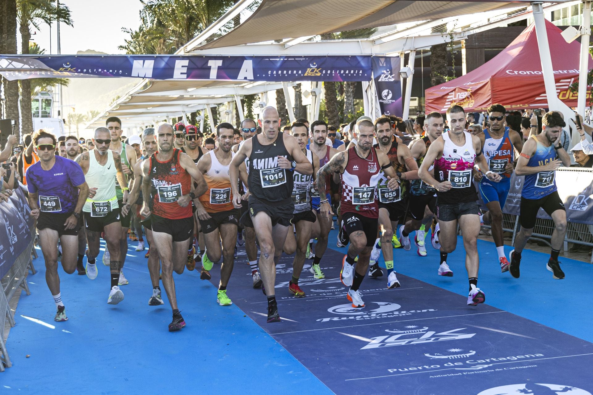 En imágenes, carrera 10K Puerto de Cartagena