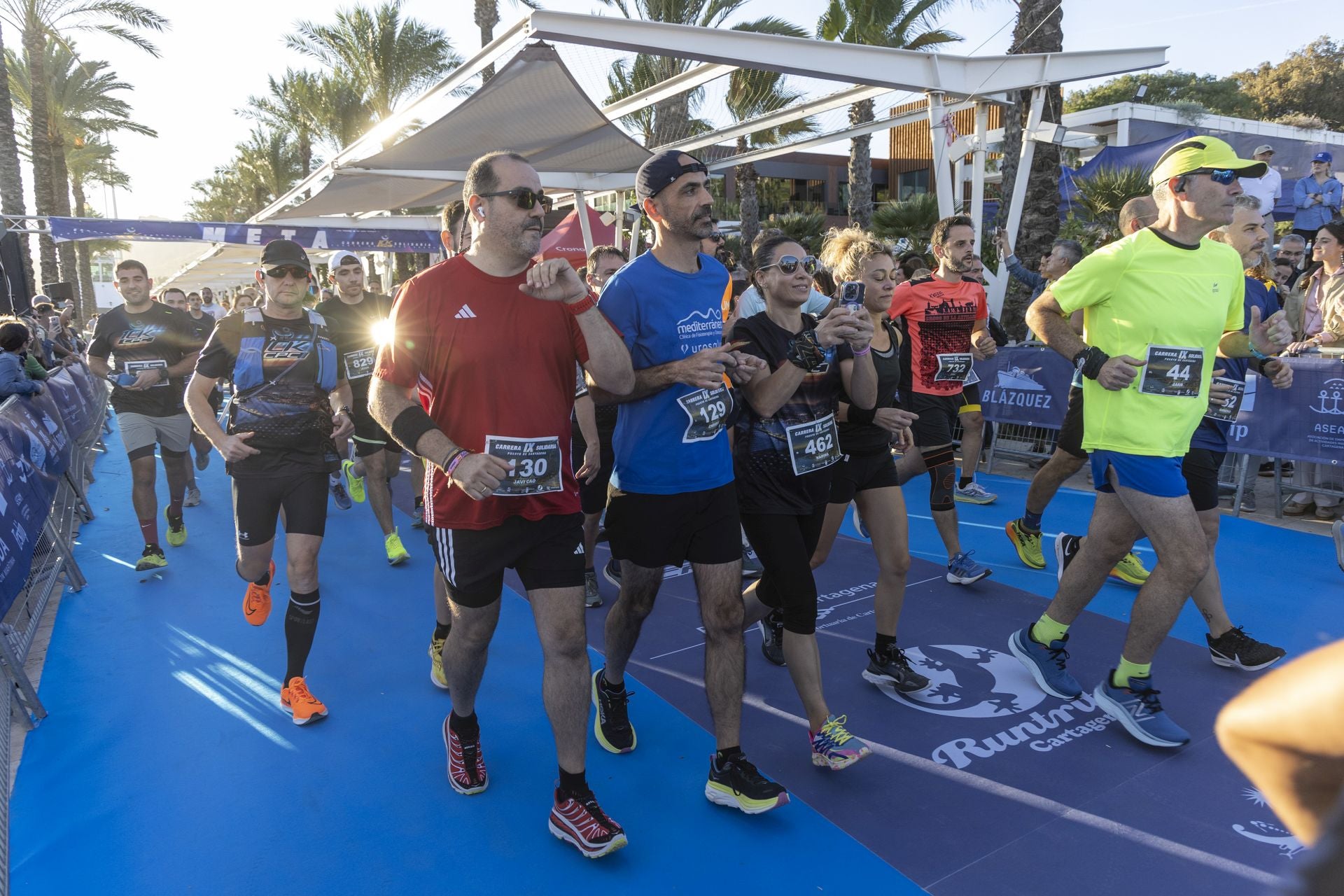 En imágenes, carrera 10K Puerto de Cartagena