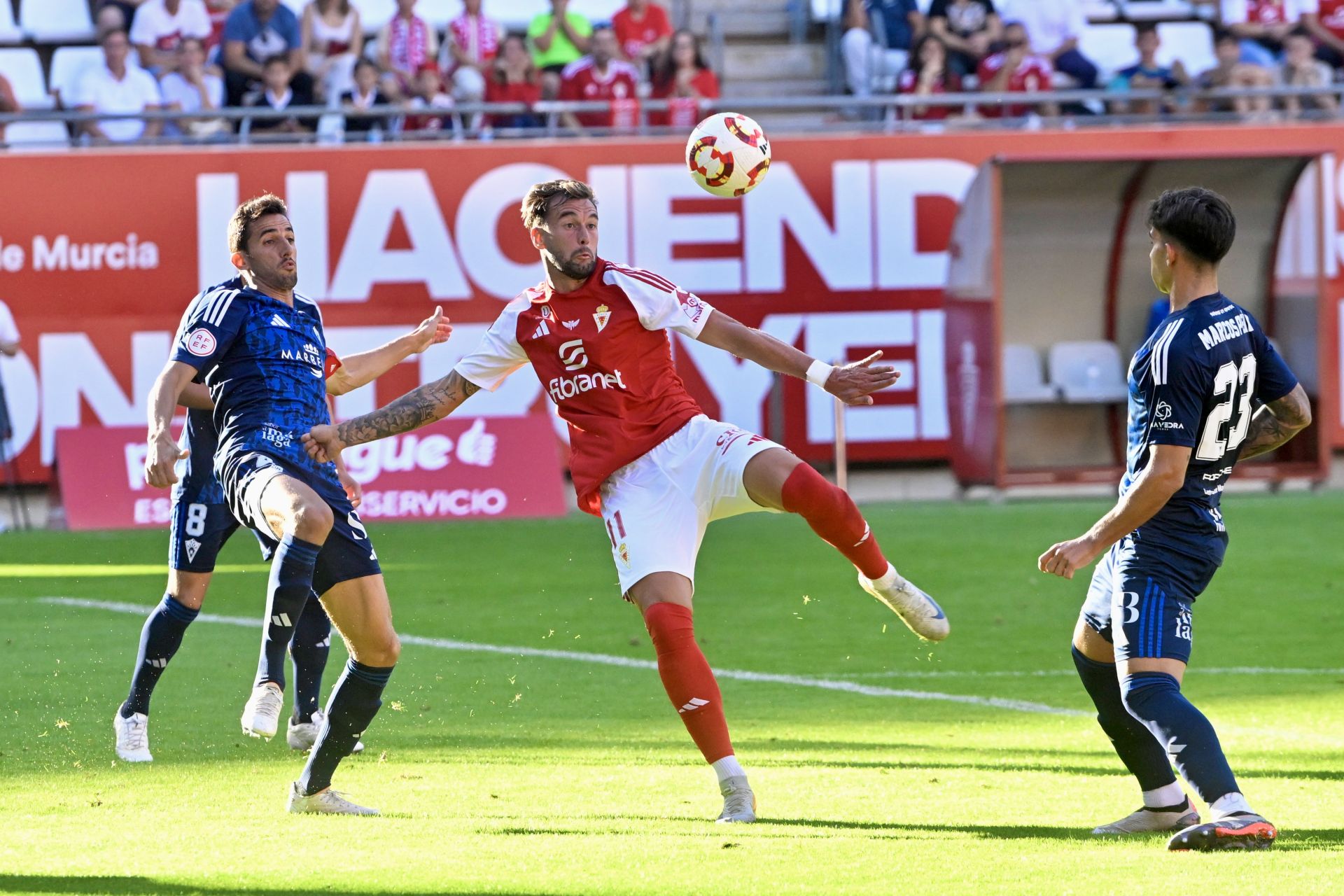 El empate del Real Murcia frente al Marbella FC, en imágenes