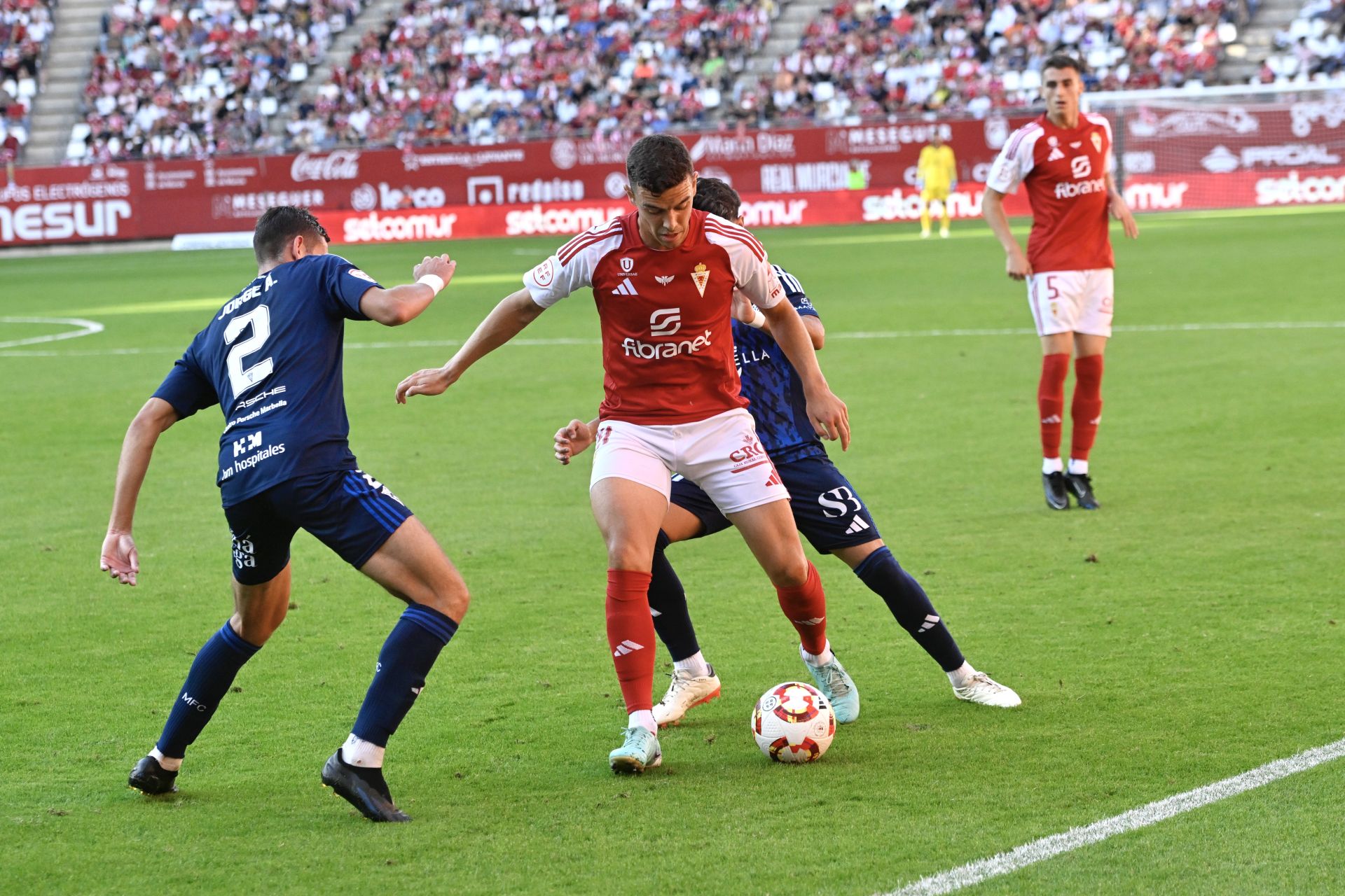 El empate del Real Murcia frente al Marbella FC, en imágenes