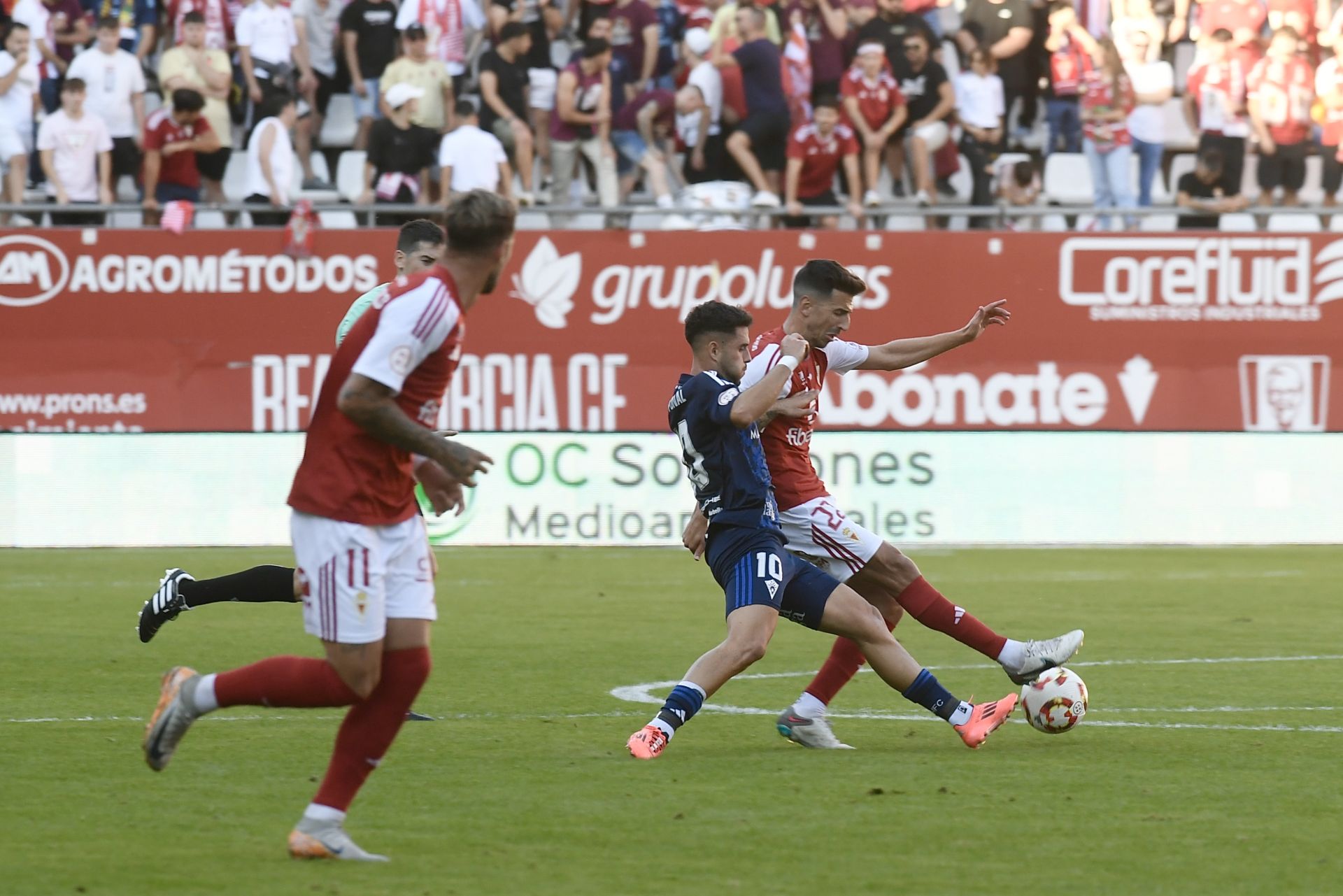 El empate del Real Murcia frente al Marbella FC, en imágenes