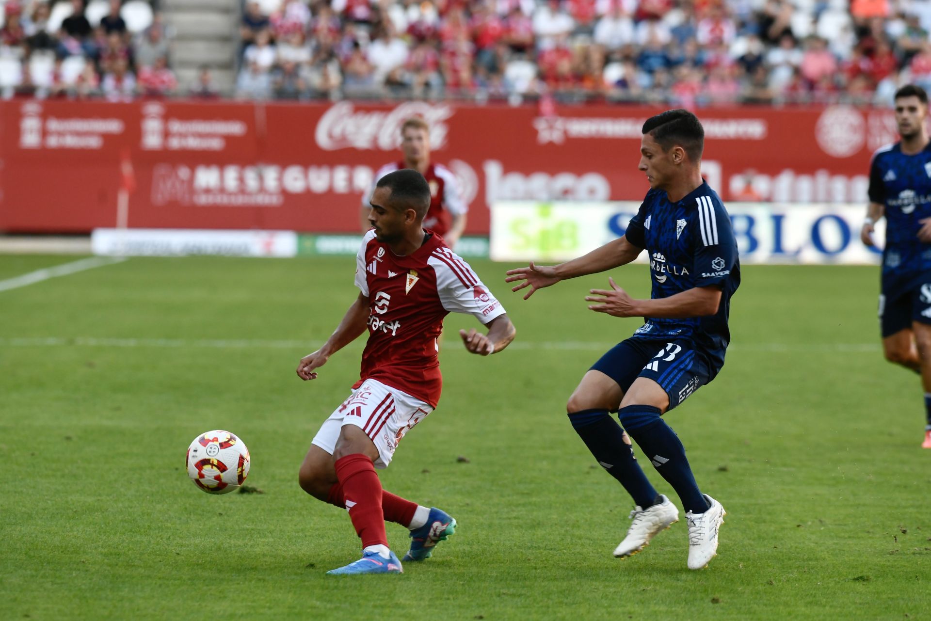 El empate del Real Murcia frente al Marbella FC, en imágenes