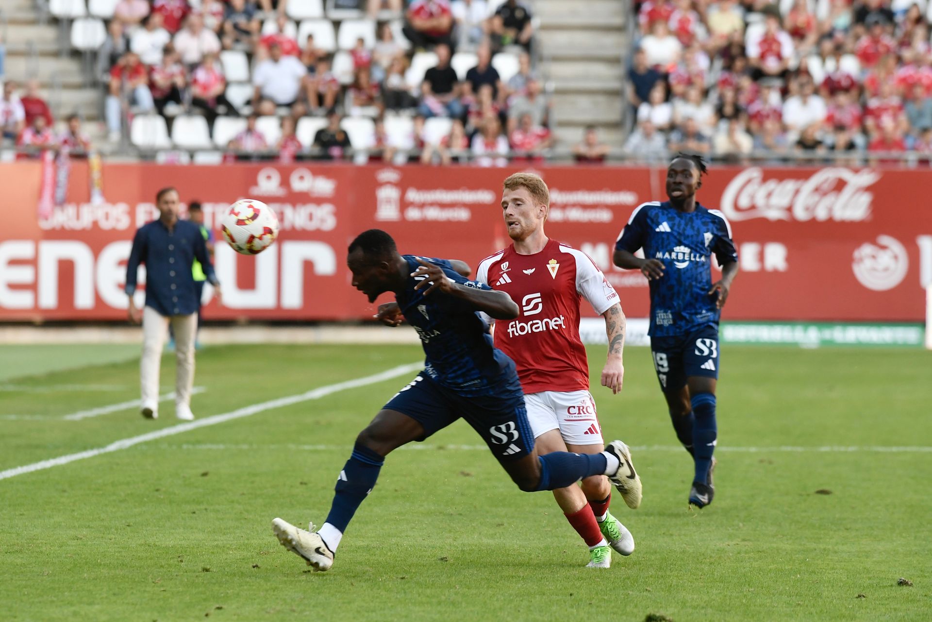 El empate del Real Murcia frente al Marbella FC, en imágenes