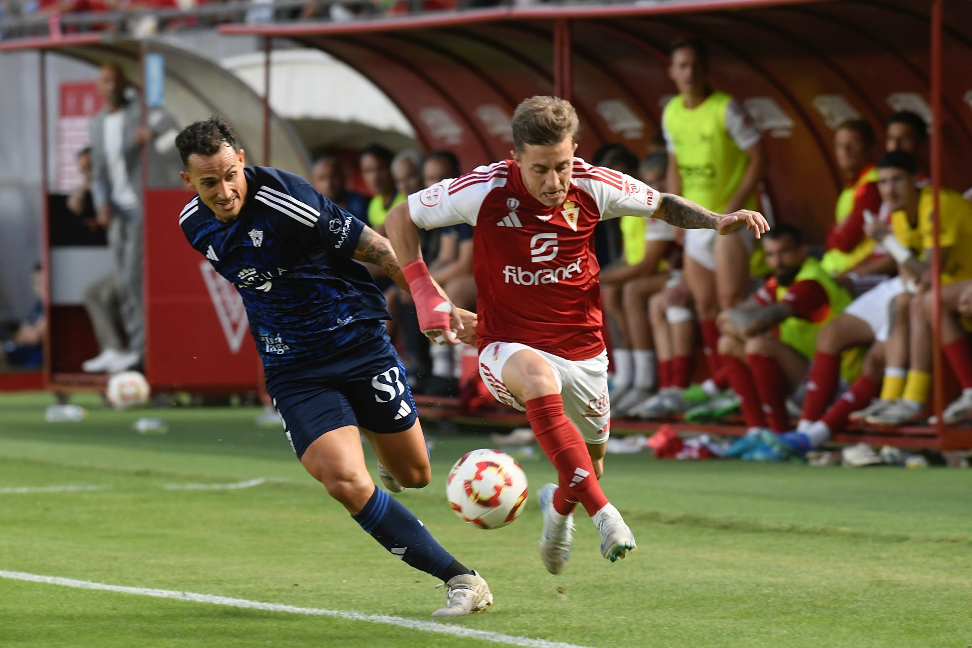 El empate del Real Murcia frente al Marbella FC, en imágenes