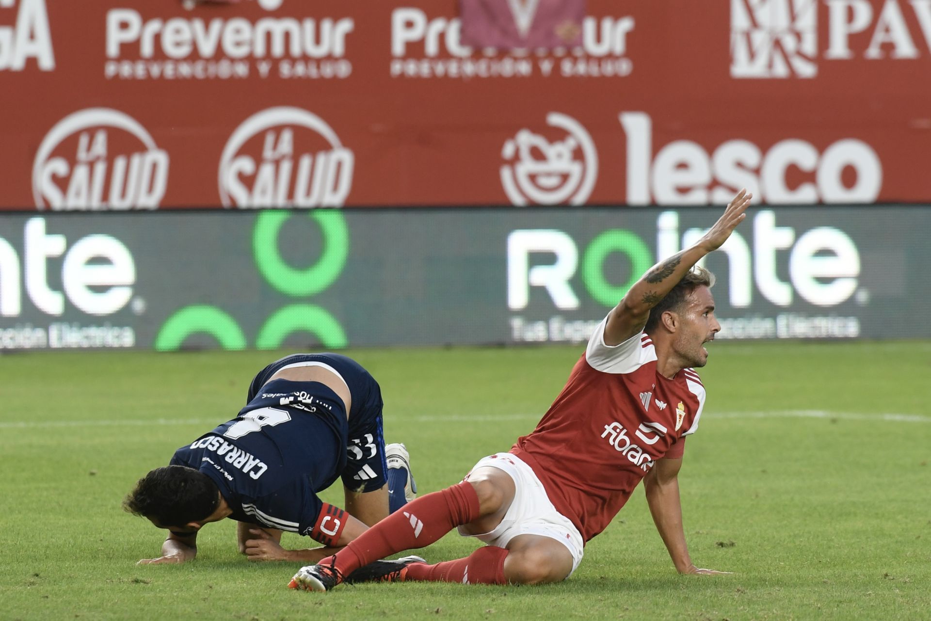 El empate del Real Murcia frente al Marbella FC, en imágenes