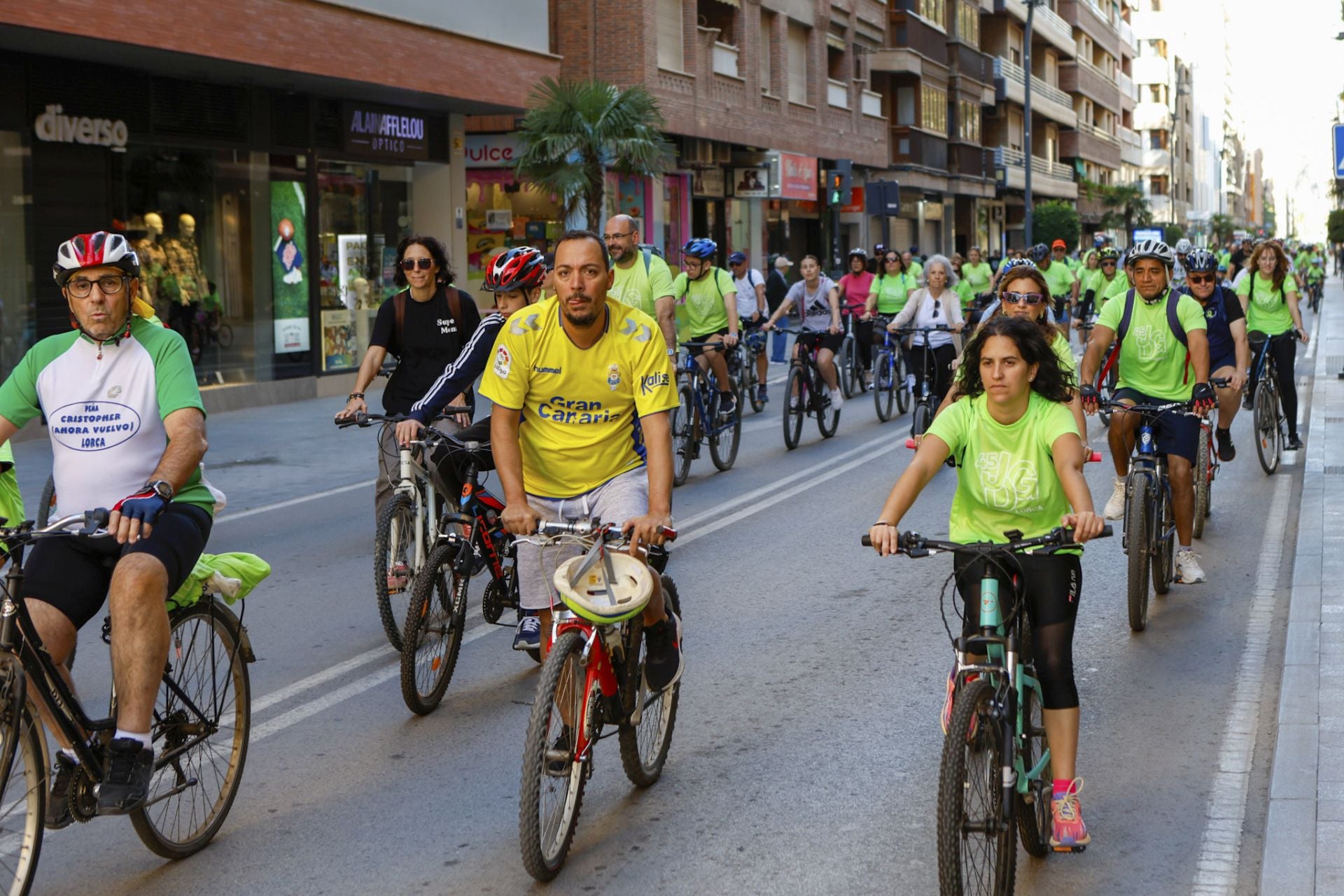 Un ciclopaseo cierra las olimpiadas lorquinas