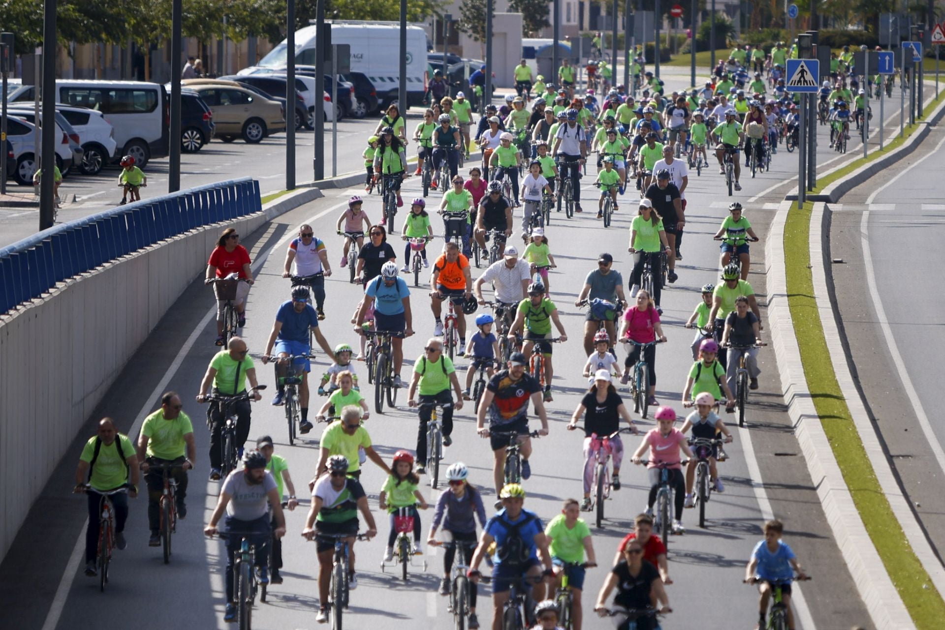 Un ciclopaseo cierra las olimpiadas lorquinas