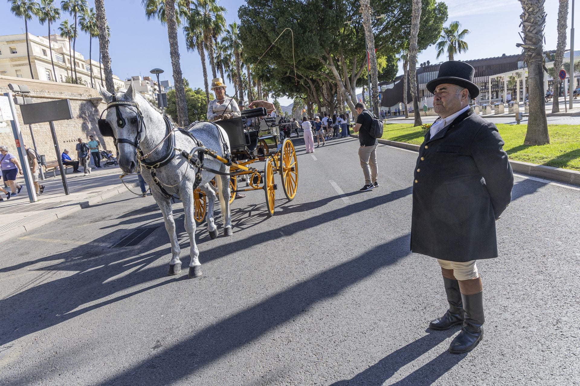 Los carruajes exhiben su encanto por Cartagena