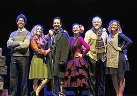 Los actores de 'Mi cuerpo será camino'.