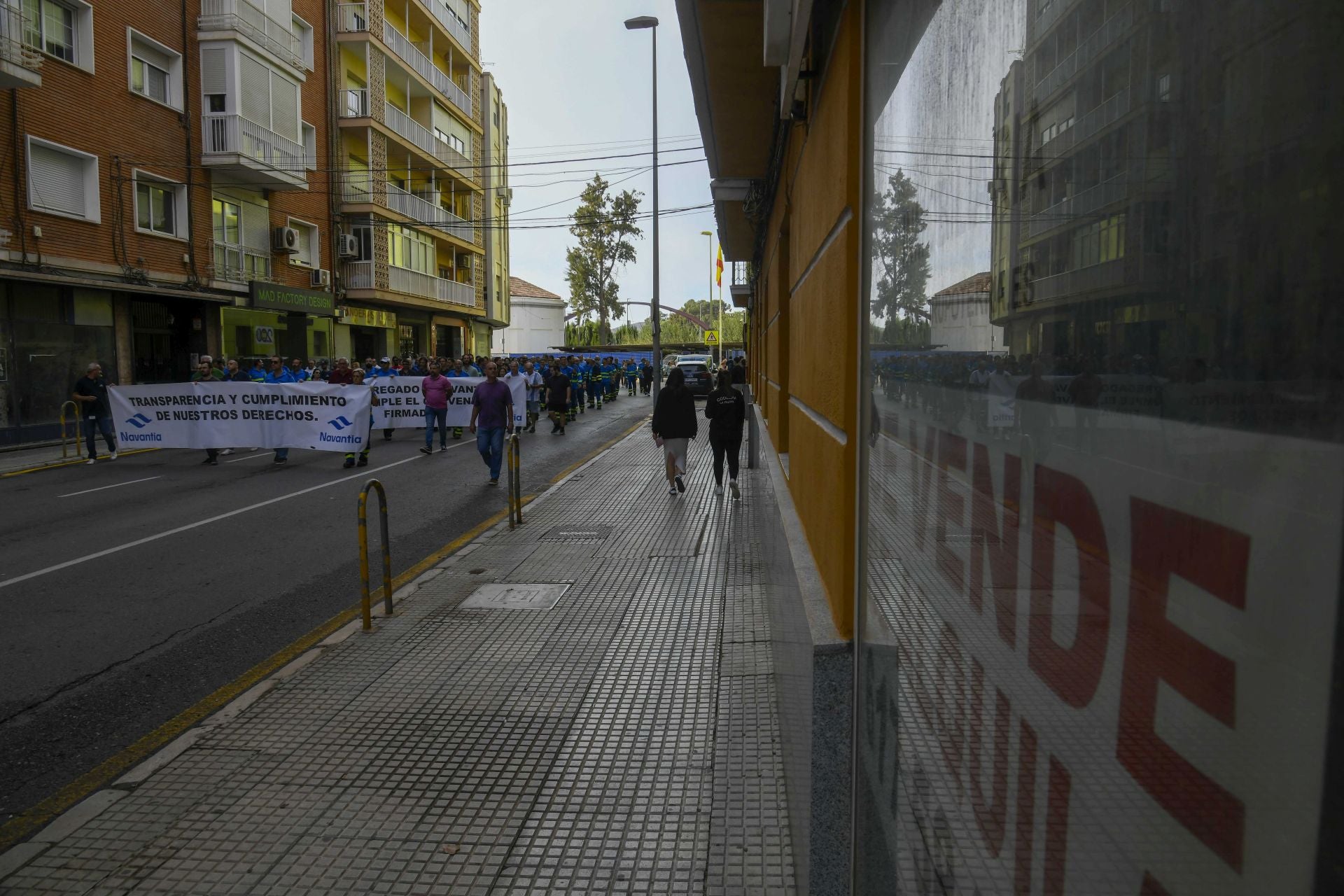 La protesta de los trabajadores de Navantia, en imágenes