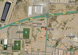 Mapa de la zona donde ocurrió la pelea.