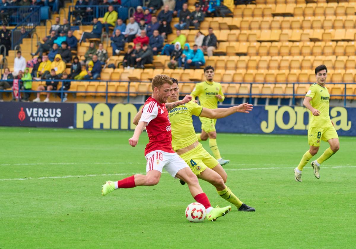 La victoria del Real Murcia frente al Villarreal B, en imágenes