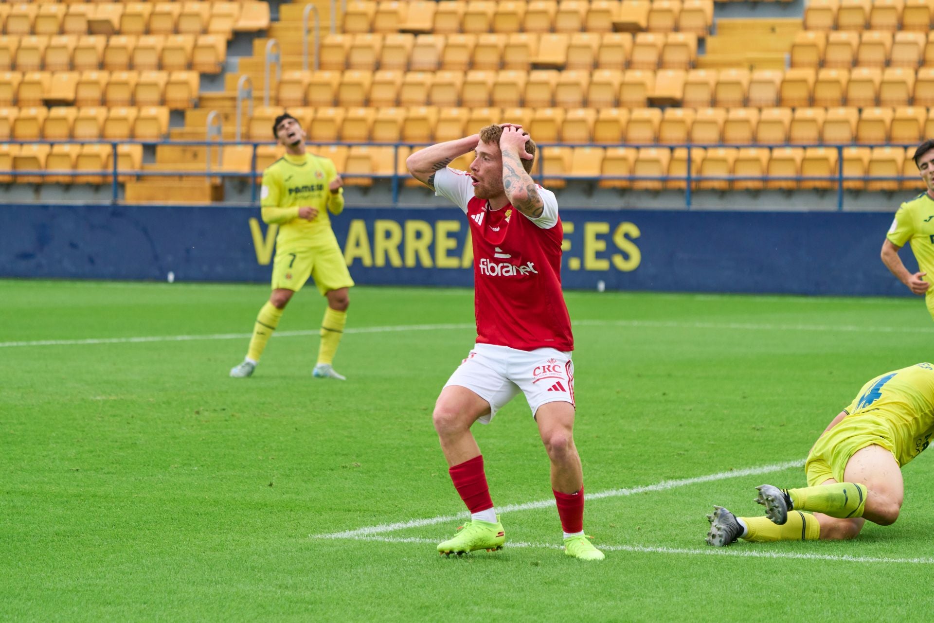 La victoria del Real Murcia frente al Villarreal B, en imágenes