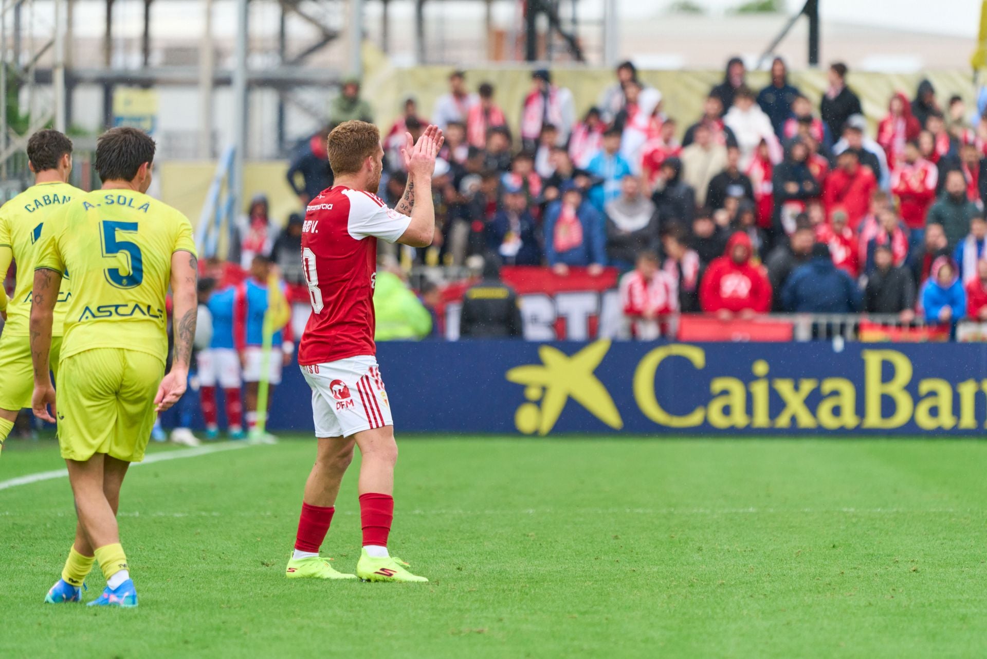 La victoria del Real Murcia frente al Villarreal B, en imágenes