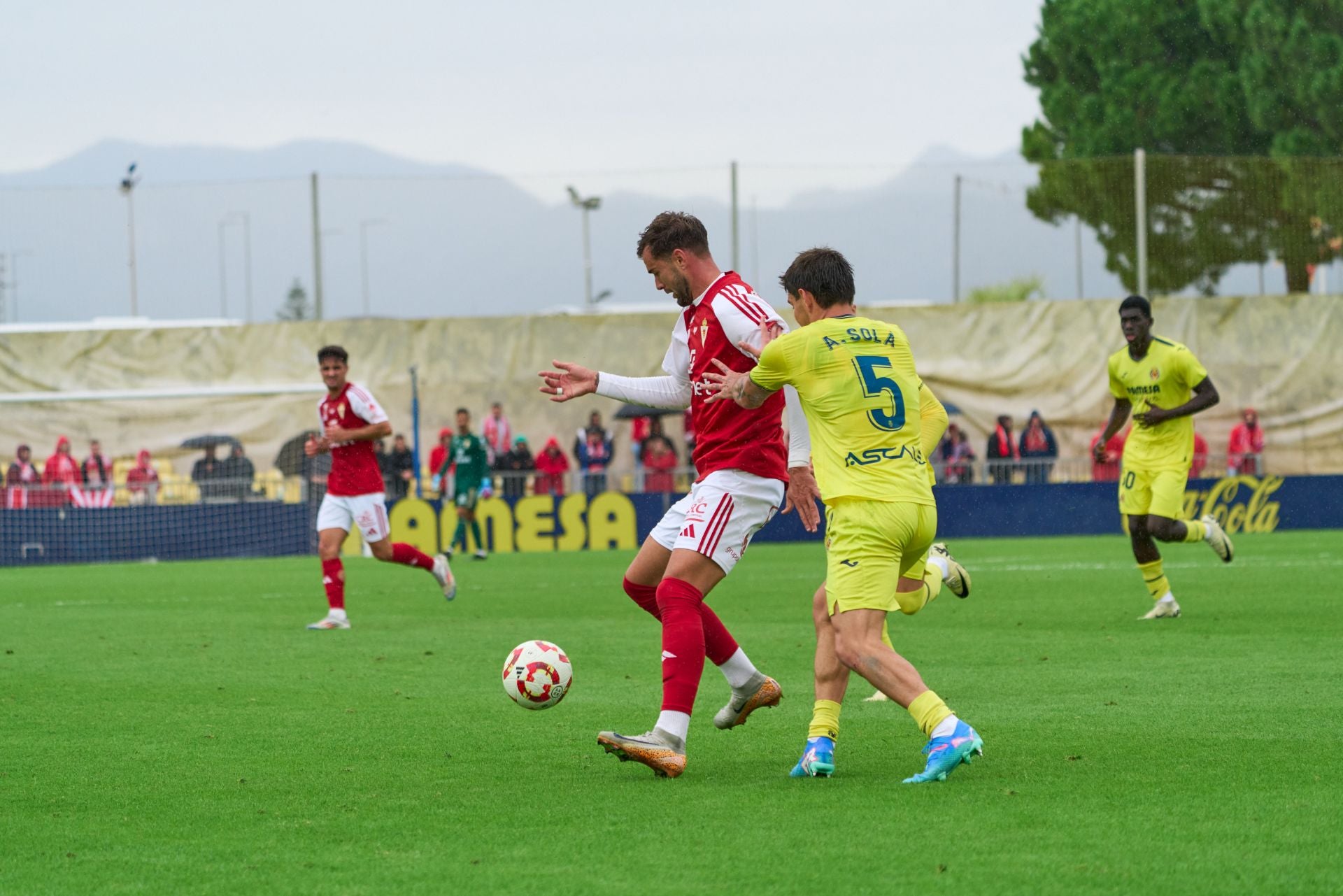 La victoria del Real Murcia frente al Villarreal B, en imágenes