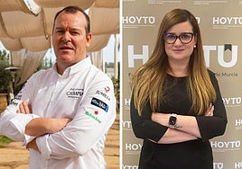 Pablo González-Conejero y Laura Mateo.