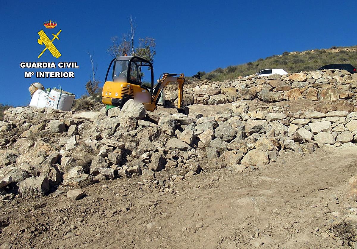 Foto de las modificaciones realizadas al terreno.