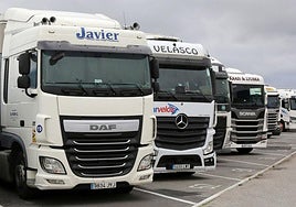 Una flota de camiones, en una imagen de archivo.