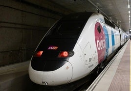 Un tren de la compañía Ouigo en Murcia, en una imagen de archivo.