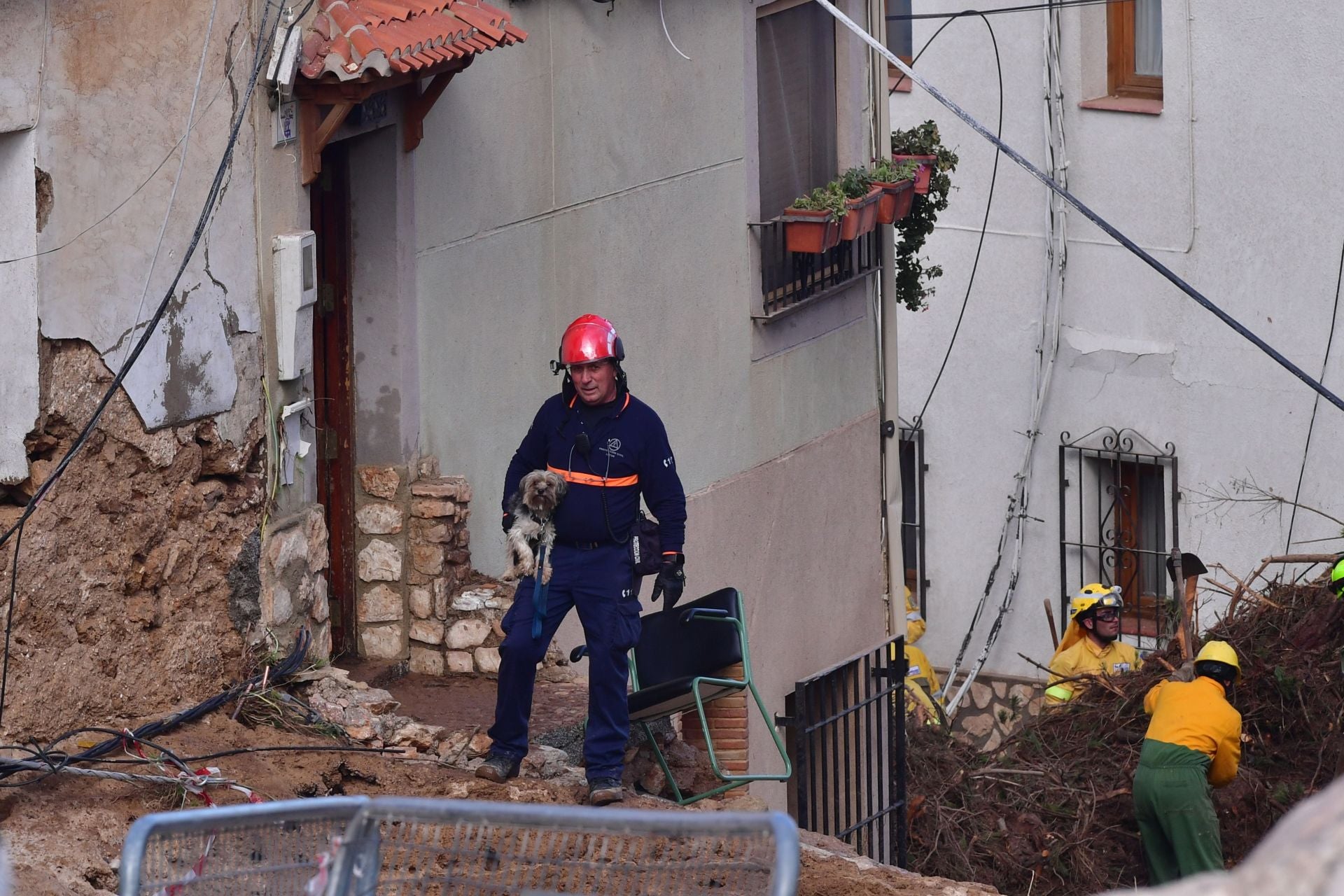 Los estragos por las inundaciones en Letur, en imágenes