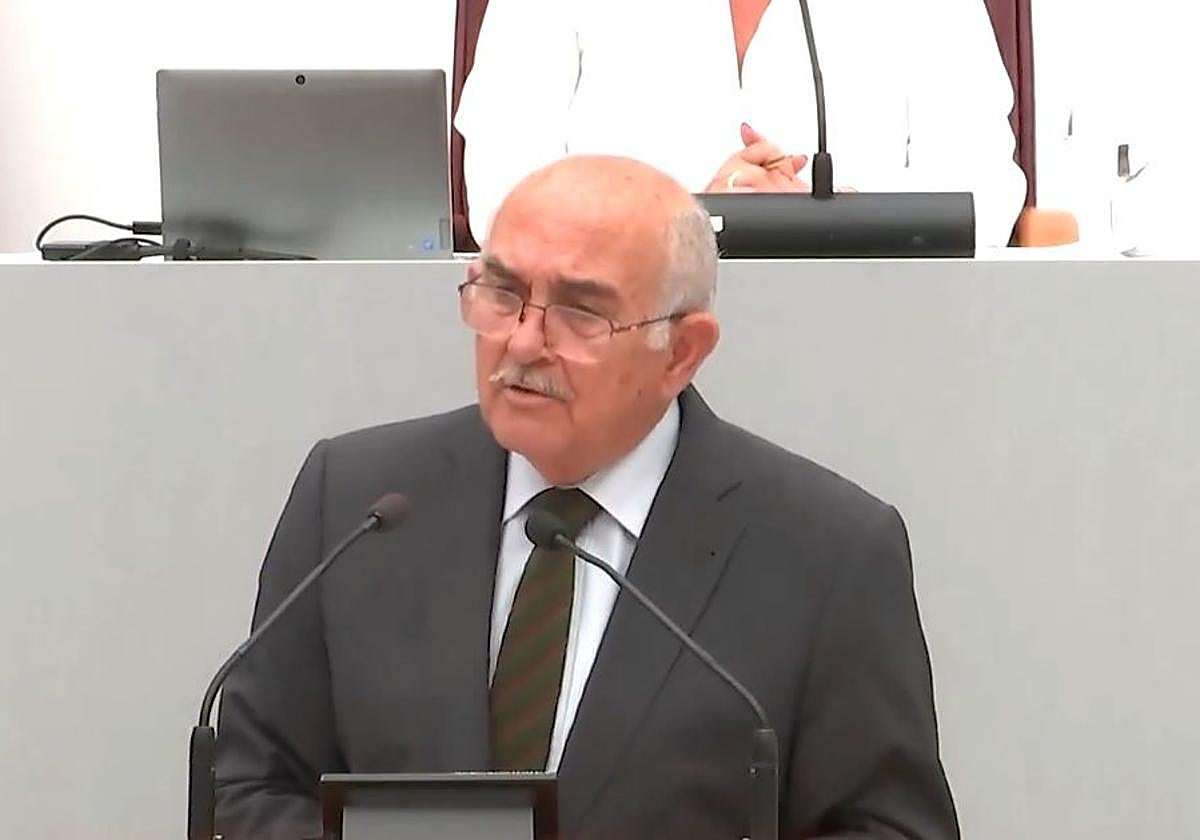 Alberto Garre, durante su intervención.